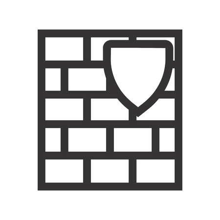 Software protection vector icon. High-tech topic.のイラスト素材