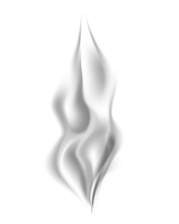 Smoke effect. Realistic burning gas smooth flowのイラスト素材