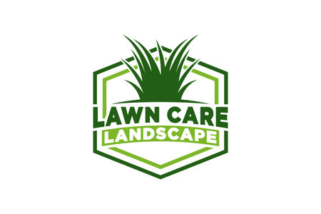Landscape logo for lawn or gardening business, organization or websiteのイラスト素材