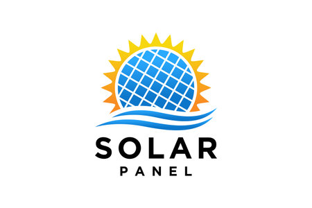 Modern energy logo design. solution, positive, modern, energy, icon, Vectorのイラスト素材