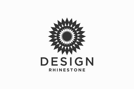 Luxurious jewelry with line art style logo icon design template. Elegant, flat vector.のイラスト素材