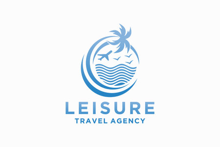 modern color agency travel check business logo. transport, logistics delivery logo design.のイラスト素材