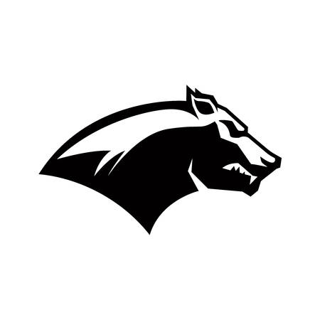 cougar icon. Design element for sign, badge, t shirt, poster. Vector illustrationのイラスト素材