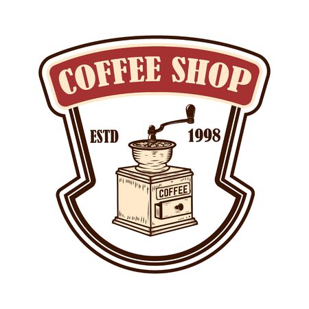 Coffee house emblem template.のイラスト素材