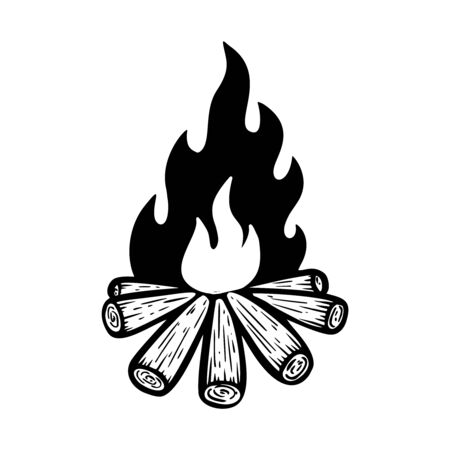 キャンプファイヤーの写真素材 イラスト素材 ストックフォトのamanaimages Plus