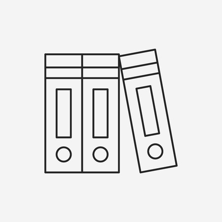 notebook line iconのイラスト素材