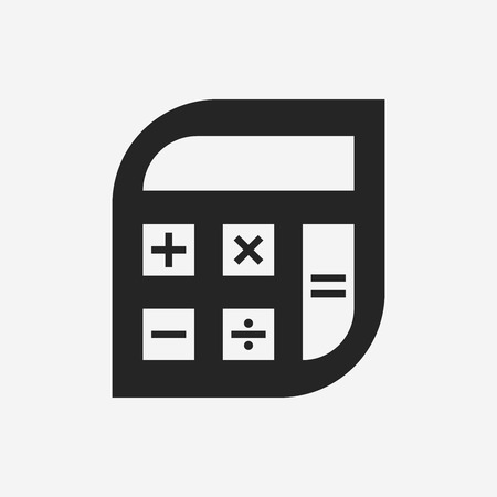 calculator iconのイラスト素材