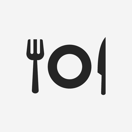 tableware iconのイラスト素材