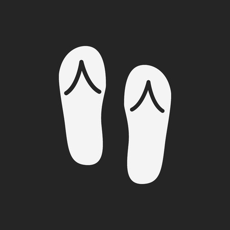 Flip-flops iconのイラスト素材