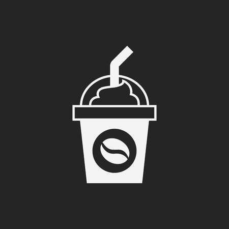 ice coffee iconのイラスト素材