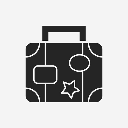 suitcase iconのイラスト素材