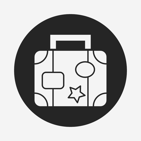 suitcase iconのイラスト素材