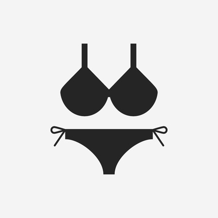 bikini iconのイラスト素材