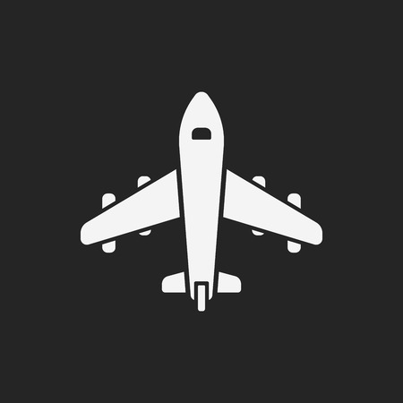 airplane iconのイラスト素材
