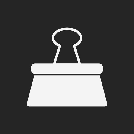 Binder Clip iconのイラスト素材