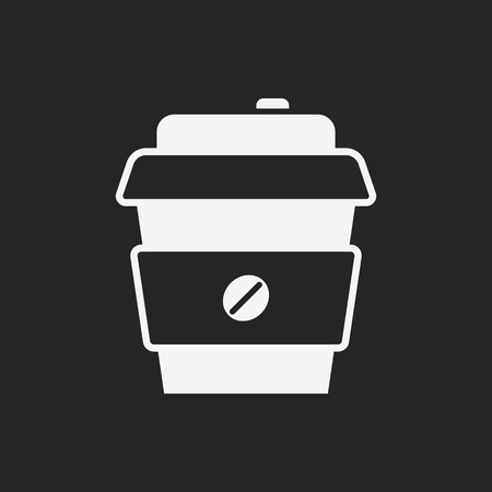 hot coffee iconのイラスト素材
