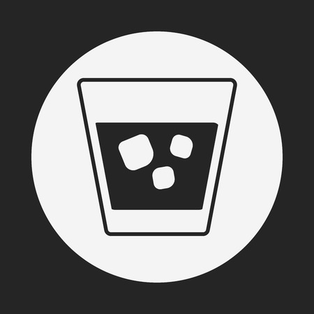 ice coffee iconのイラスト素材