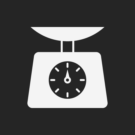 Weighing machine iconのイラスト素材