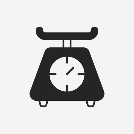 Weighing machine iconのイラスト素材
