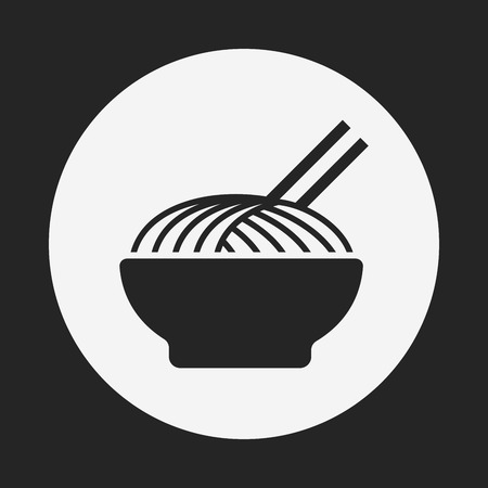 noodle iconのイラスト素材