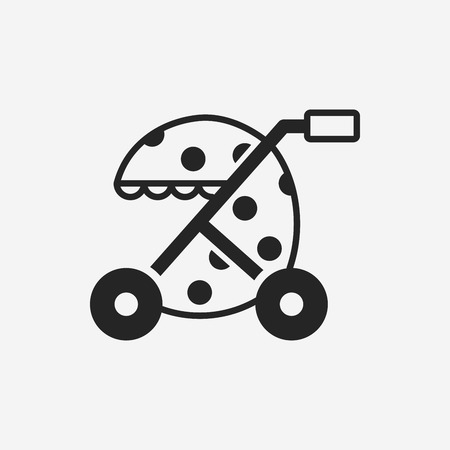 Baby carriages iconのイラスト素材