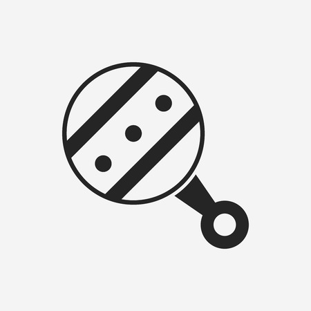 Baby rattle iconのイラスト素材