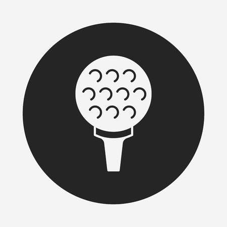 golf iconのイラスト素材