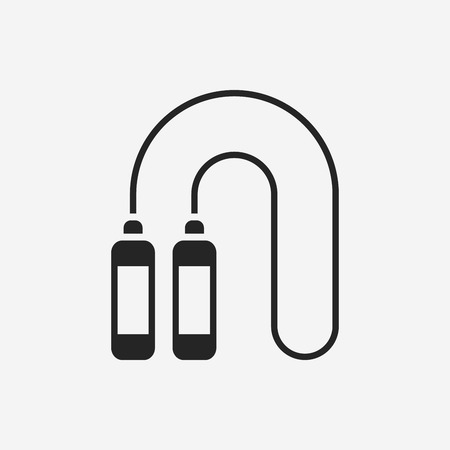 skipping-rope iconのイラスト素材