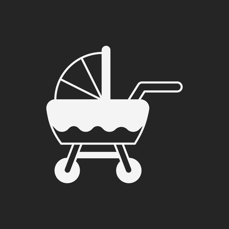Baby carriages iconのイラスト素材