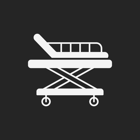 hospital beds iconのイラスト素材