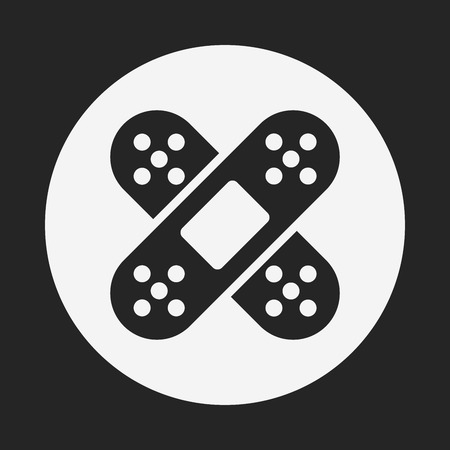 bandage iconのイラスト素材
