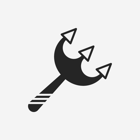 halloween scythe iconのイラスト素材