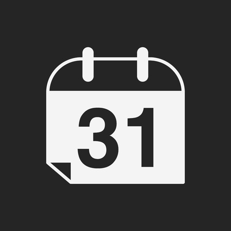 Halloween calendar iconのイラスト素材