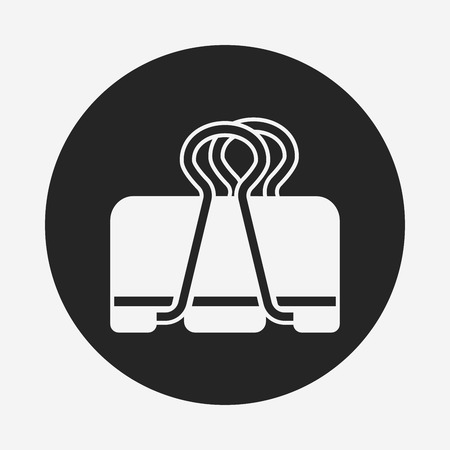 Binder Clip iconのイラスト素材