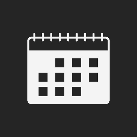 calendar iconのイラスト素材