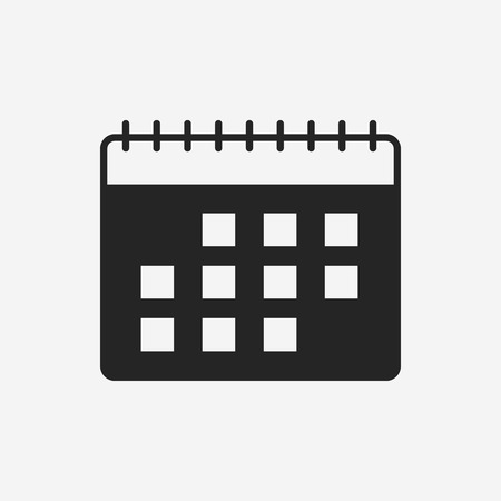 calendar iconのイラスト素材