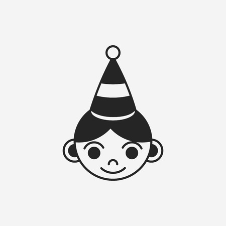 birthday character iconのイラスト素材
