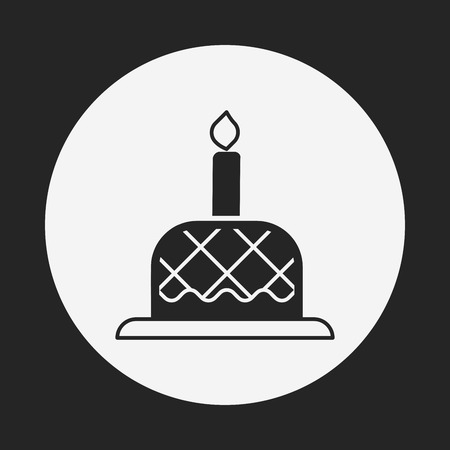 birthday cake iconのイラスト素材