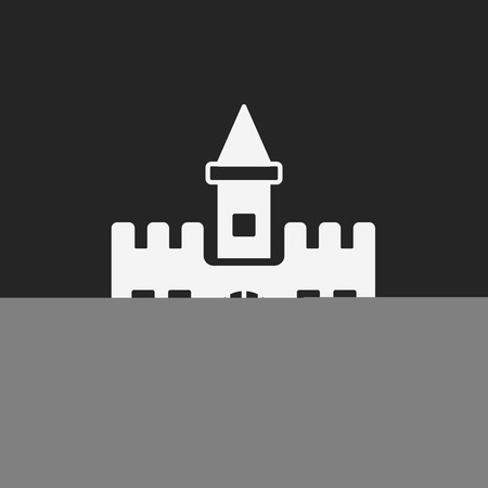 toy castle iconのイラスト素材