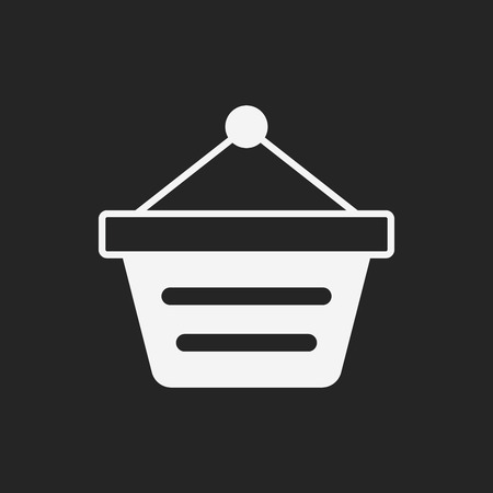 web shopping cart iconのイラスト素材