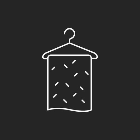 towel line iconのイラスト素材