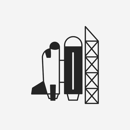 Spaceship iconのイラスト素材