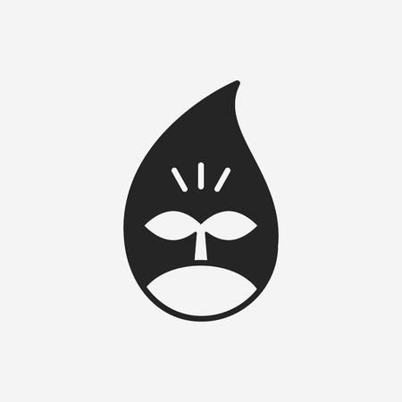 Environmental protection concept conserve water iconのイラスト素材