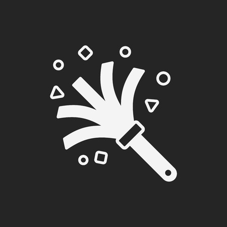 cleaning brush iconのイラスト素材