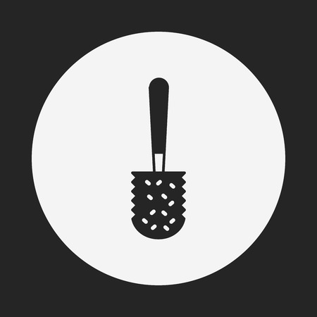 cleaning brush iconのイラスト素材