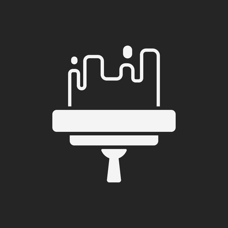 cleaning brush iconのイラスト素材