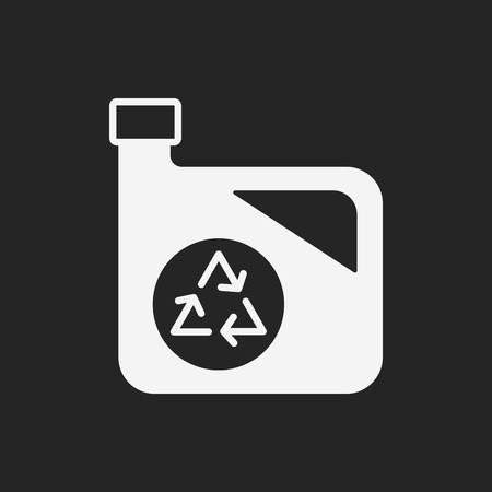 Environmental protection concept use of gasoline iconのイラスト素材