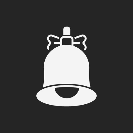 Christmas bell iconのイラスト素材