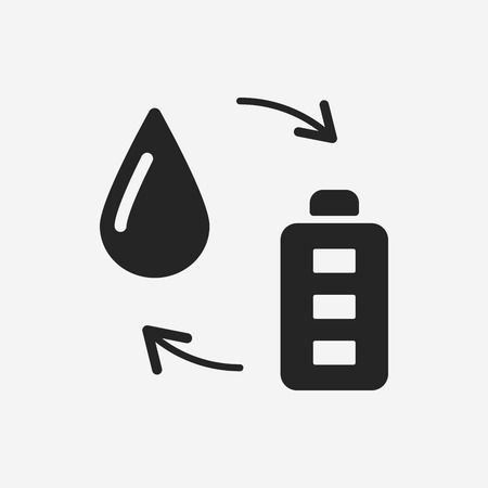 Environmental protection concept conserve water iconのイラスト素材