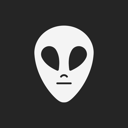 Space Alien iconのイラスト素材